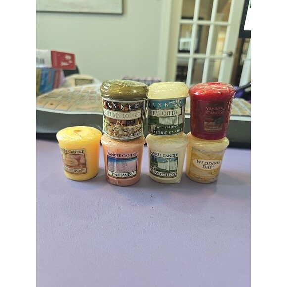 Yankee Candle Set Of 7 Simple Candles 1.75 Oz Assorted Scents - Picture 1 of 11